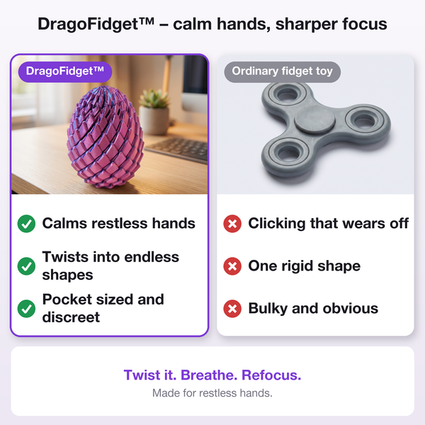 1+1 FREE TODAY  DragoFidget™ - Stress Relief Egg