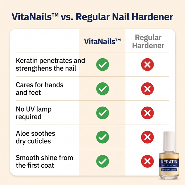 1+2 FREE TODAY  VitaNails™ - Keratin Serum for brittle fingernails and toenails
