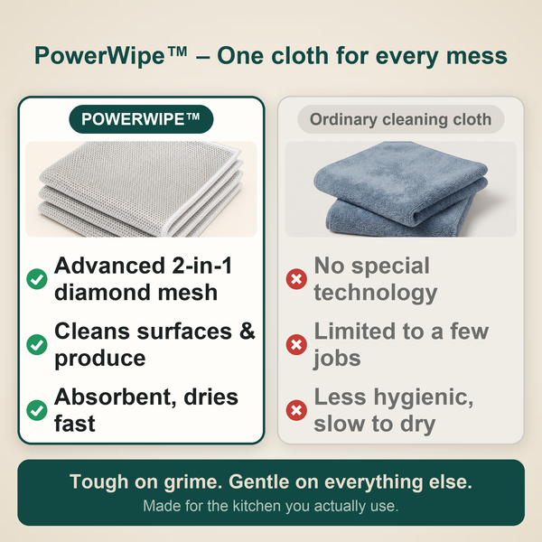 50% OFF TODAY  PowerWipe™ - 2-in-1 Magic Cleaning Cloth
