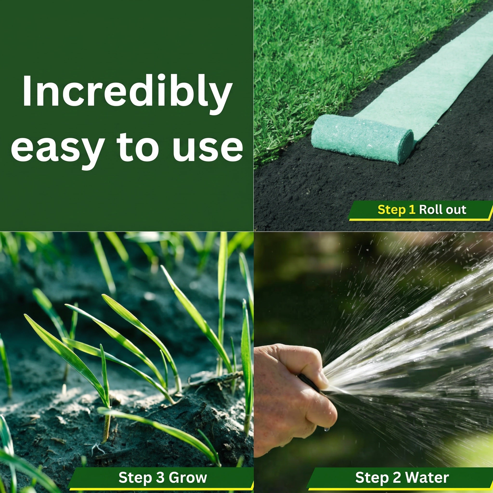 1+1 FREE TODAY | InstaGrass™ - Low-maintenance, lush and full lawn!