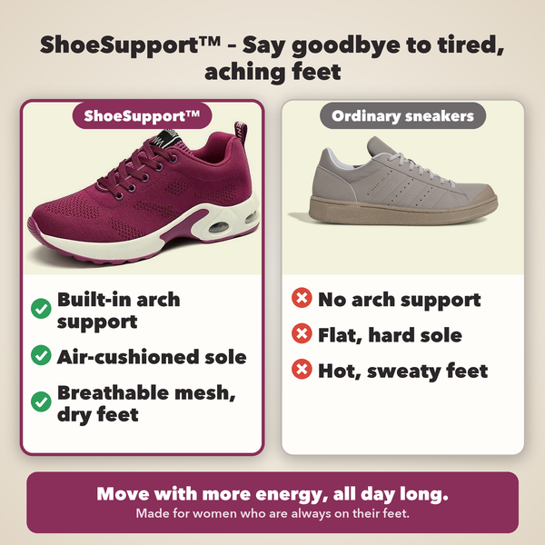 50% OFF TODAY  ShoeSupport™ - Stay active during strenuous activities—pain-free!