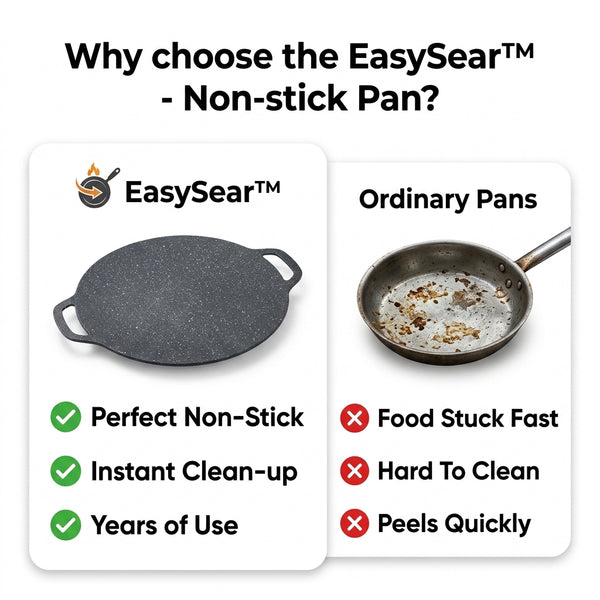 1 + 2 FREE TODAY  EasySear™ Non-stick Pan