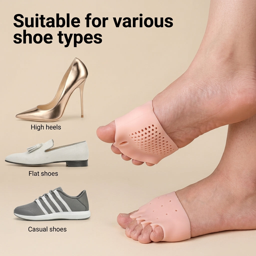 50% OFF TODAY | ToeAlign™ - Comfort Therapy Toe Separator Insoles (1 Pair)