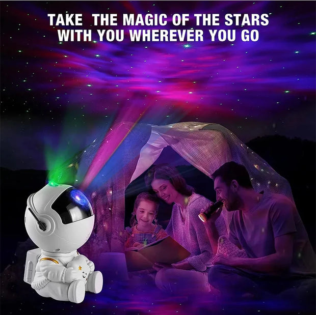 Galaxy Star Astronaut Projector LED Night Light