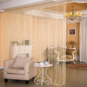 Elegant Silver Tassel String Curtain - 100x200cm