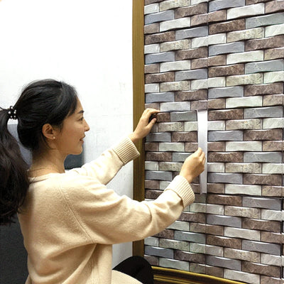 Self Adhesive 3D Brick Wallpaper Sticker