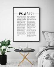 Psalm 91 Canvas Wall Art