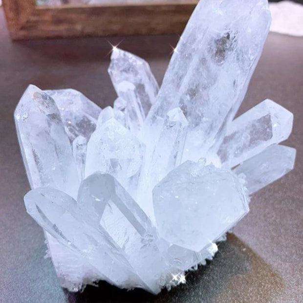 Natural White Crystal Cluster