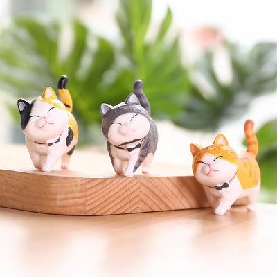 Cute Cat Miniatures for Home Decor