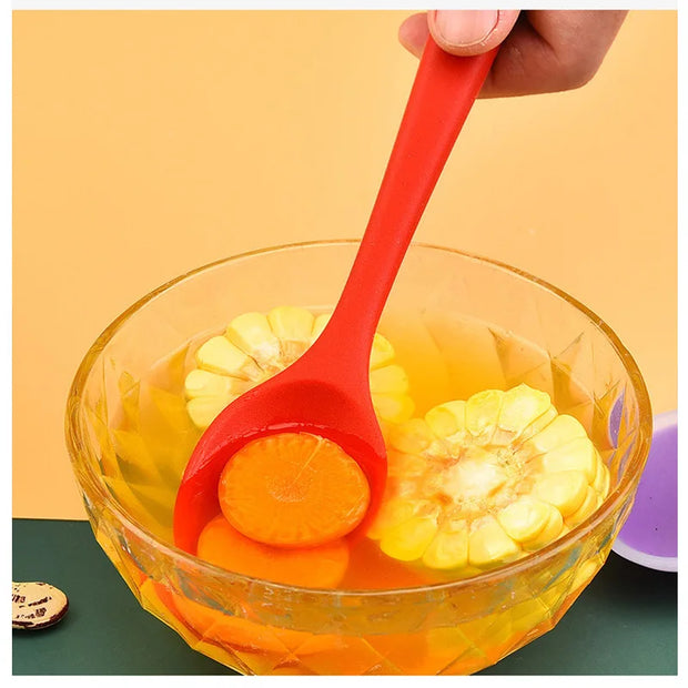 Colorful Silicone Rice Spoon - Heat Resistant Non-stick Kitchen Tool