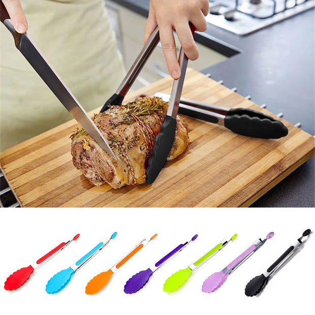 Food Tong Stainless Steel Kitchen Tongs