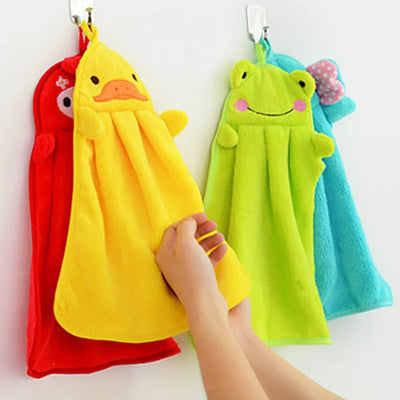 Soft Plush Microfiber Kids Hand Towel