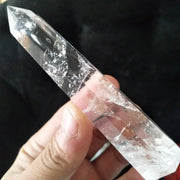 Natural Clear Quartz Crystal Tower