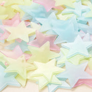 100 Luminous Stars Wall Stickers