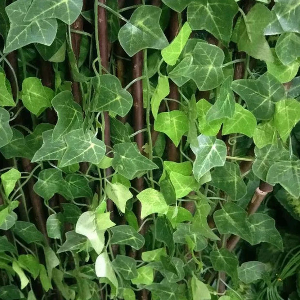 1Pc 230Cm Green Silk Artificial Ivy Leaf Garland