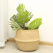 Seagrass Wicker Rattan Basket - Home Garden Decoration