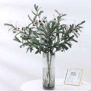 Artificial Olive Green Leaves Tree Branches