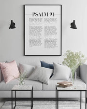 Psalm 91 Canvas Wall Art