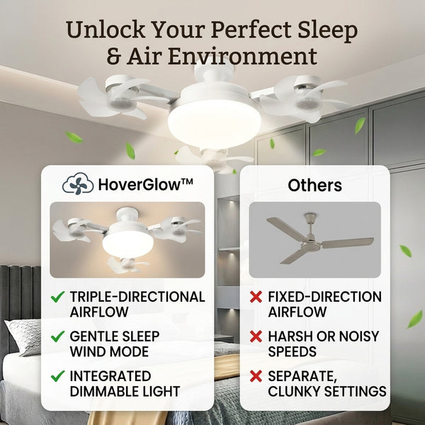50% OFF TODAY  HoverGlow™  Keeps you cool and your room well lit!