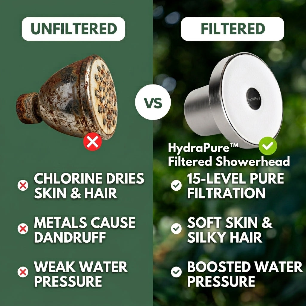 50% OFF TODAY | HydraPure™ - Filtered Showerhead