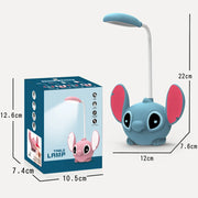 Led Lilo & Stitch Desk Lamp With Pencil Sharpener