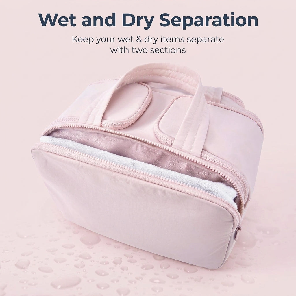 50% OFF TODAY | PuffPack™ - Designed to keep toiletries upright and within easy reach!