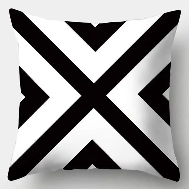 Black-And-White-Series Pillowcase - Diagonal