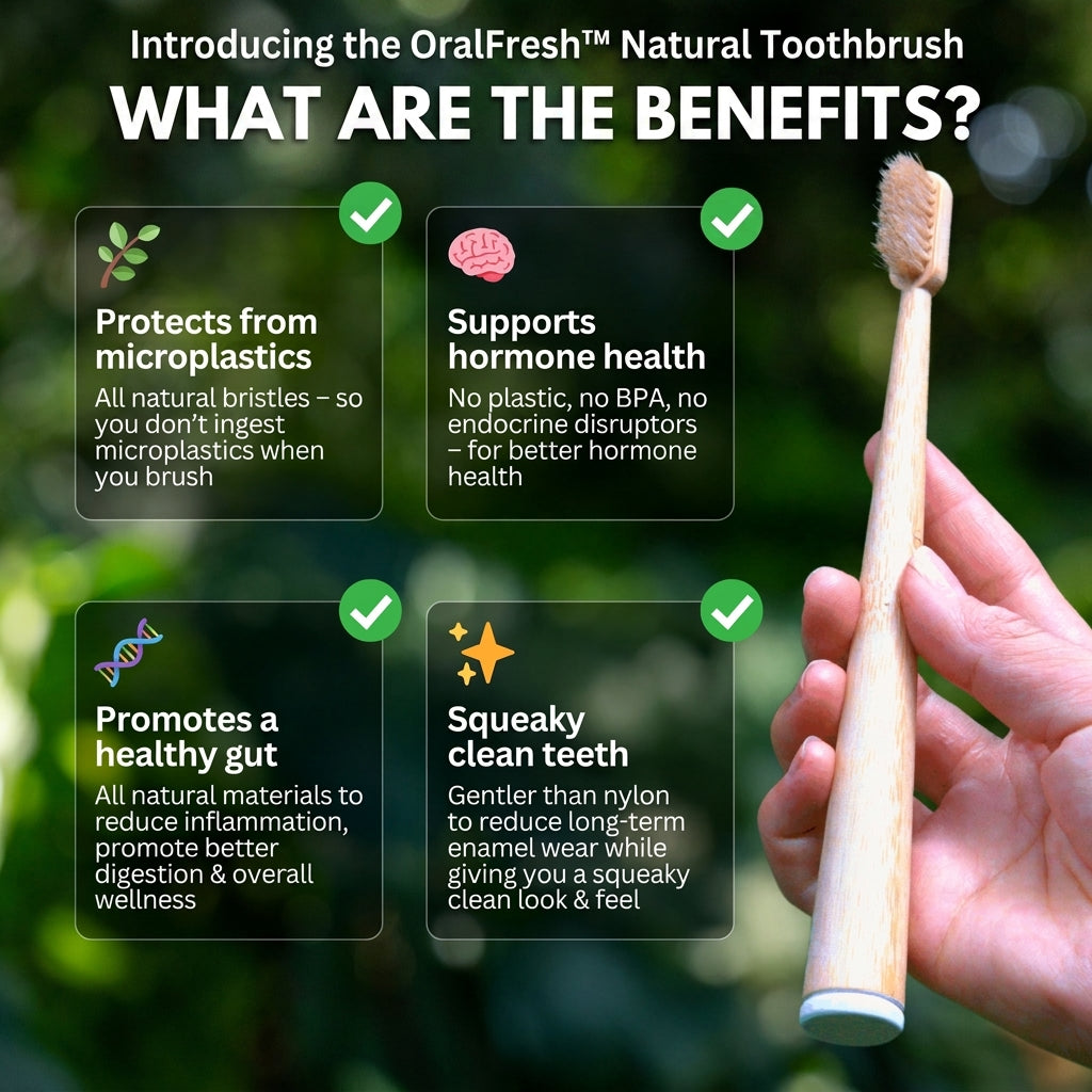 50% OFF TODAY | OralFresh™ - Bamboo Toothbrush