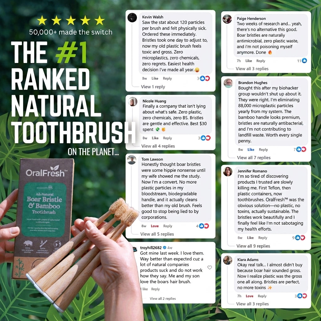 50% OFF TODAY | OralFresh™ - Bamboo Toothbrush