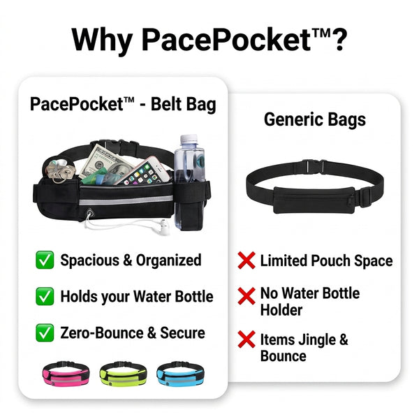 1 + 1 FREE TODAY  PacePocket™ - Belt Bag