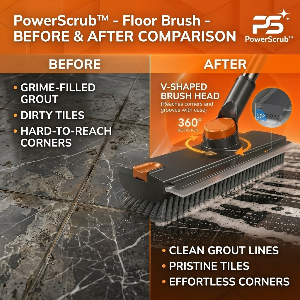 50% OFF TODAY | PowerScrub™ - Floor Brush