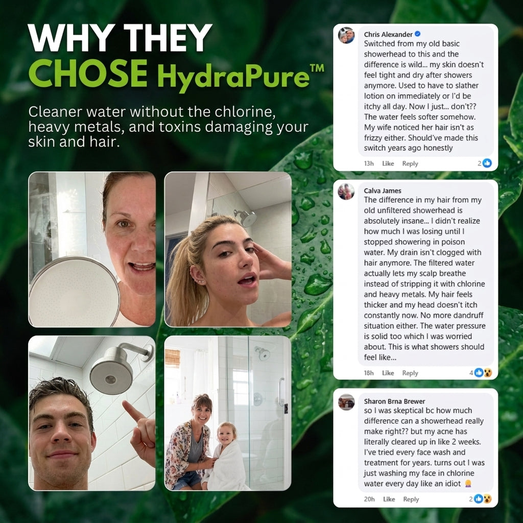 50% OFF TODAY | HydraPure™ - Filtered Showerhead