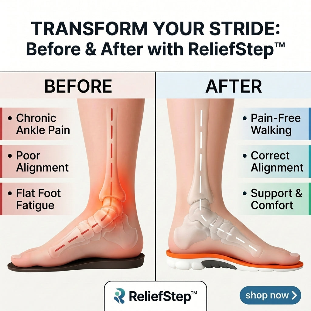 50% OFF TODAY | ReliefStep™ - Relief Insoles