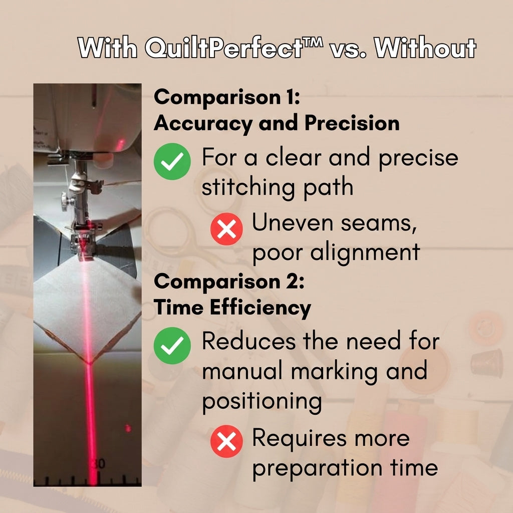 50% OFF TODAY | QuiltPerfect™ - Laser Sewing Guide