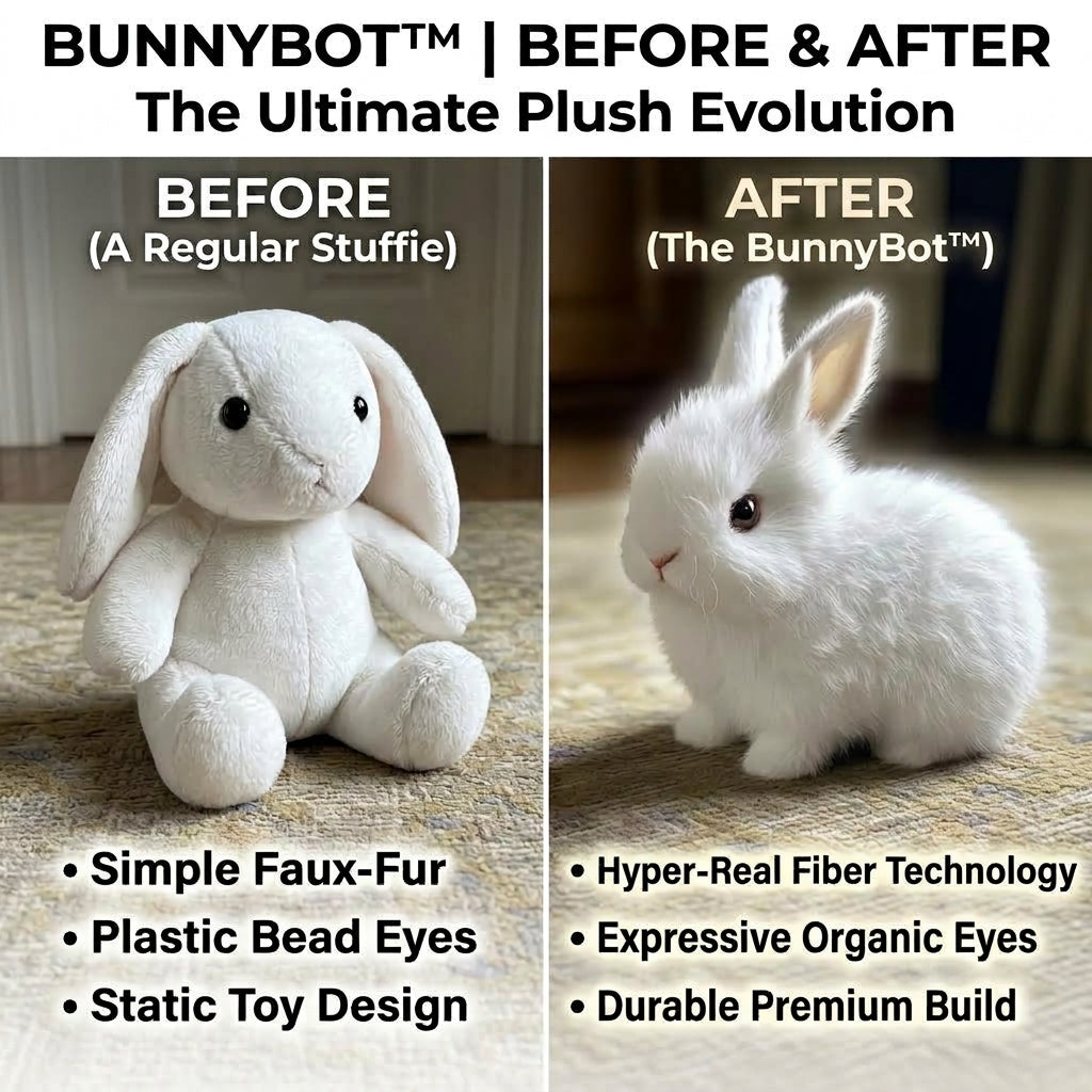50% OFF TODAY | BunnyBot™ - A cuddly companion that comes to life!