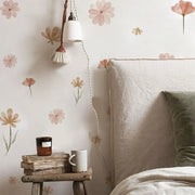 Eco-Friendly Boho Flower Wall Stickers