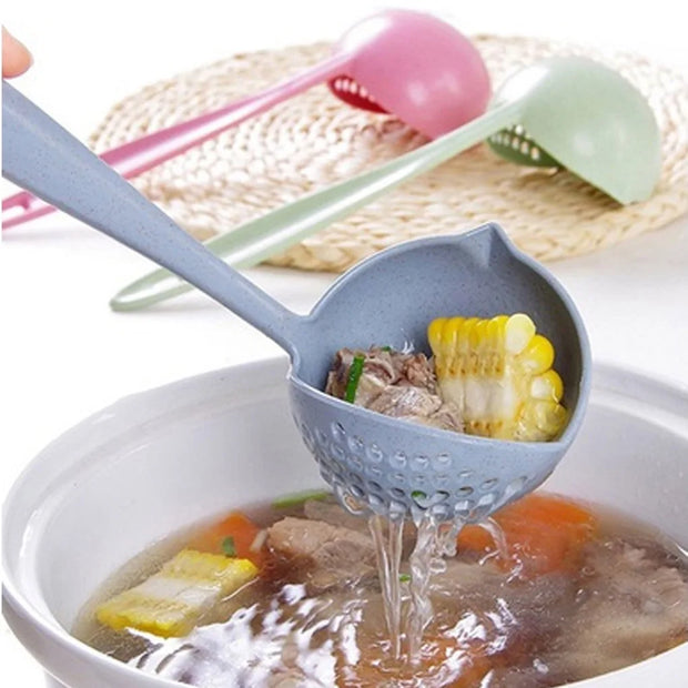 Long Handle Soup Spoon Strainer