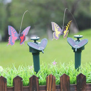 Solar Powered Dancing Butterflies & Hummingbird Garden Decoration