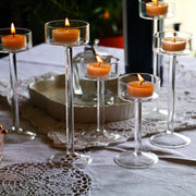 Crystal Tealight Candle Holders Set