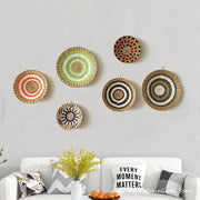 Nordic Rattan Grass Wall Decor