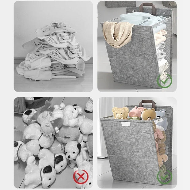 Foldable Wall-Mounted Dirty Laundry Basket