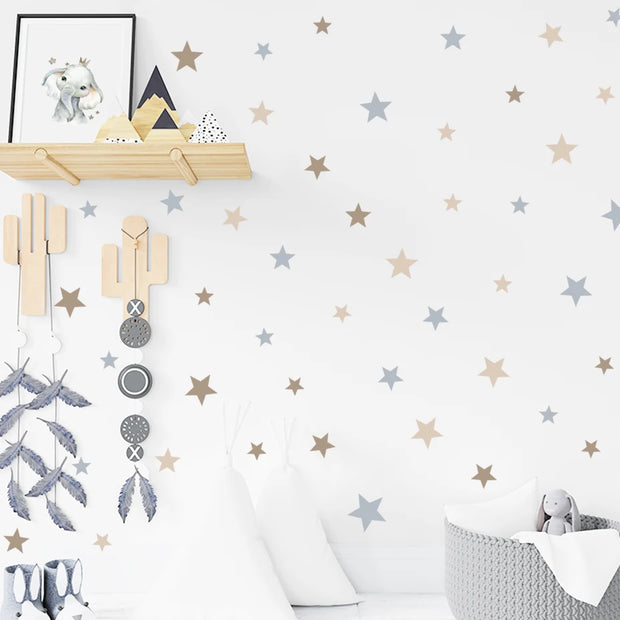 Removable Cartoon Star Wall Stickers