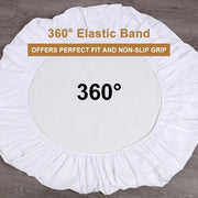 Waterproof Bed Fitted Sheet with Elastic Band