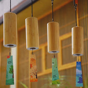 Windbell Bamboo Wind Chime 8 Tone Rods