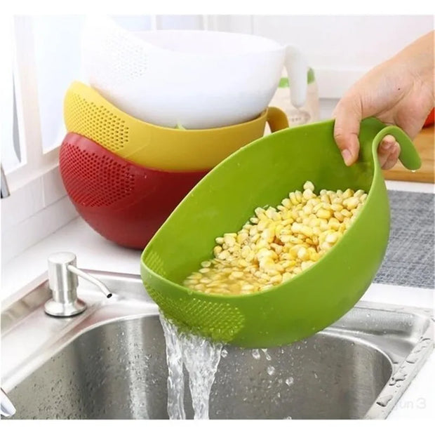 Rice Washer Quinoa Strainer with Handle