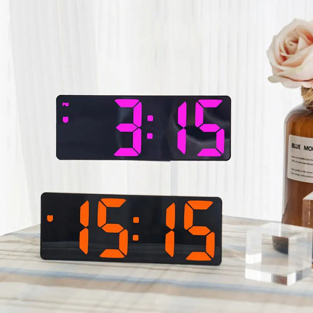 Colorful LED Electronic Alarm Clock