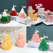 Christmas Silicone Candle Molds