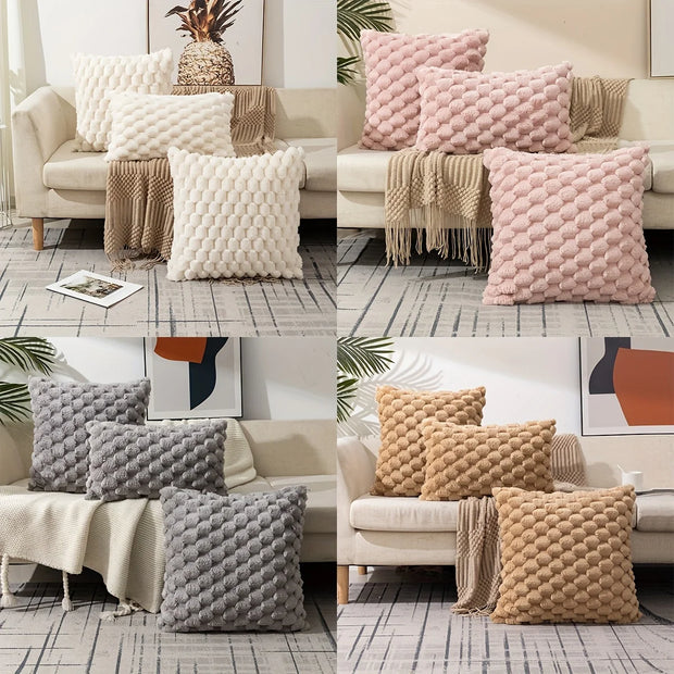 Soft Knit Decorative Pillow Covers