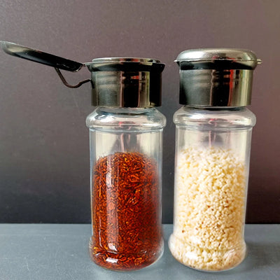 Seasoning Shaker Bottles - Kitchen Spice Condiment Jars