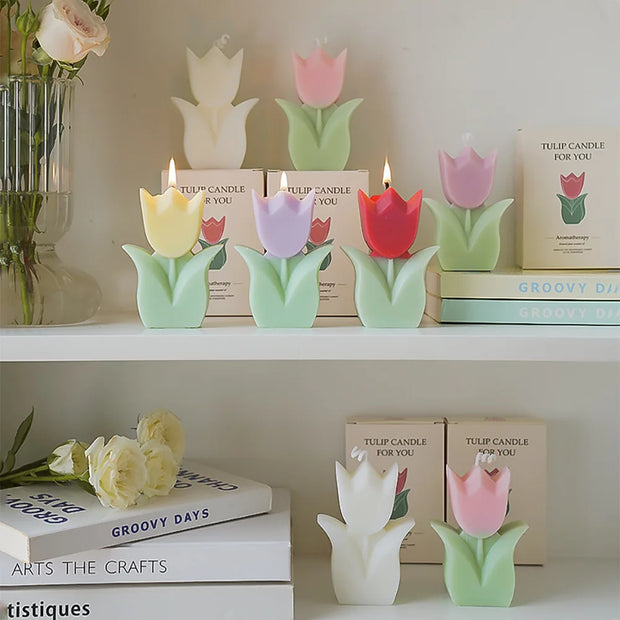 Luxurious Tulip Aromatherapy Candles